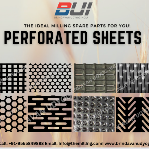Industrial perforated sheets for screening and ventilation – Brindavan Udyog